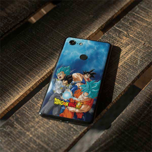 Dragon Ball Super Goku Vegeta Super Ball Google Pixel 3 XL Skin